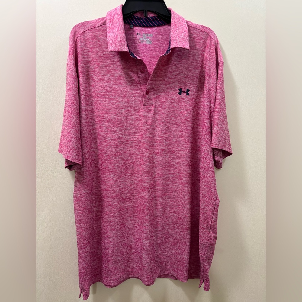 Men’s Under Armor Loose “marbled” Pink 2XL EUC No Flaws